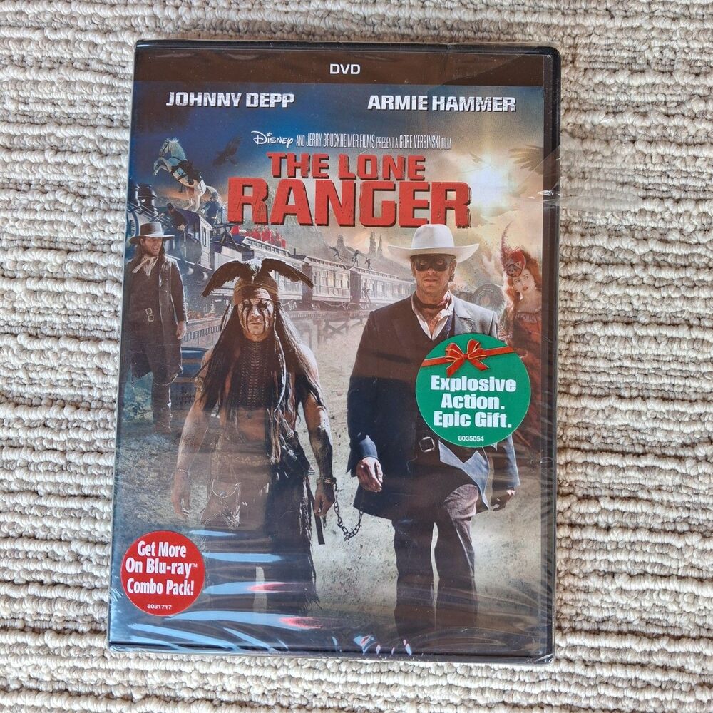 THE LONE RANGER DVD 2013 DISNEY NEW SEALED JOHNNY DEPP ARMIE HAMMER WIDESCREEN